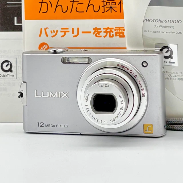 PANASONIC LUMIX DMC-FX60 Digital Camera Gold Boxed Used