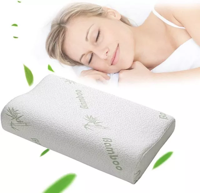 Cervical Pillow Neck Memory Foam Firm Anti Snore Cooling Neck Support Orthopedic