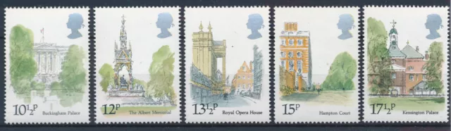 [BIN13607] Great Britain 1980 Historical monuments good set of stamps VF MNH