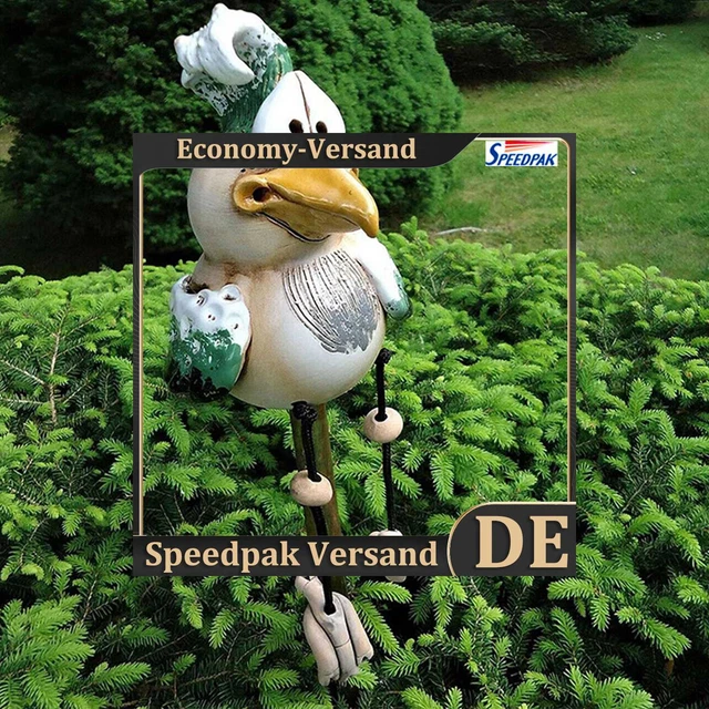 Kunstharz-Garten-Huhn-Statue Art Farm Dumb Chicken Sculpture Ornament (grün) Hot