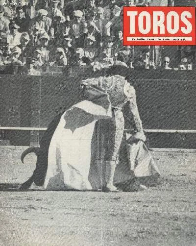 Toros - N°1106, 15 juillet 1979 -Vérité et mensonge des corridas-