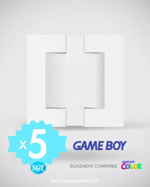 5 Cales de remplacement pour boîte Nintendo Game Boy GameBoy Color GBC PAL