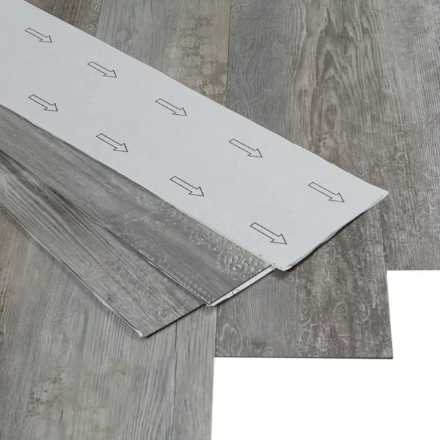 Pavimento Pvc Adesivo Effetto Legno 18.4x121.9cm spessore 2.5mm pacchi da 2.47mq