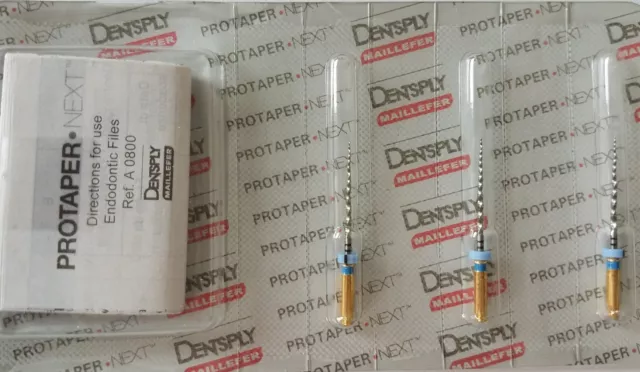 Dentsply Tulsa Protaper Next X3 25 mm 030.07 Files Endodontic Dental Root Canal