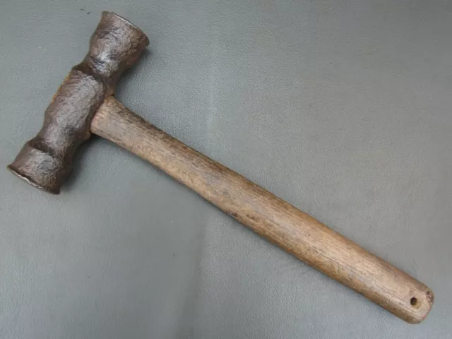 Vintage double round blacksmiths hammer tool