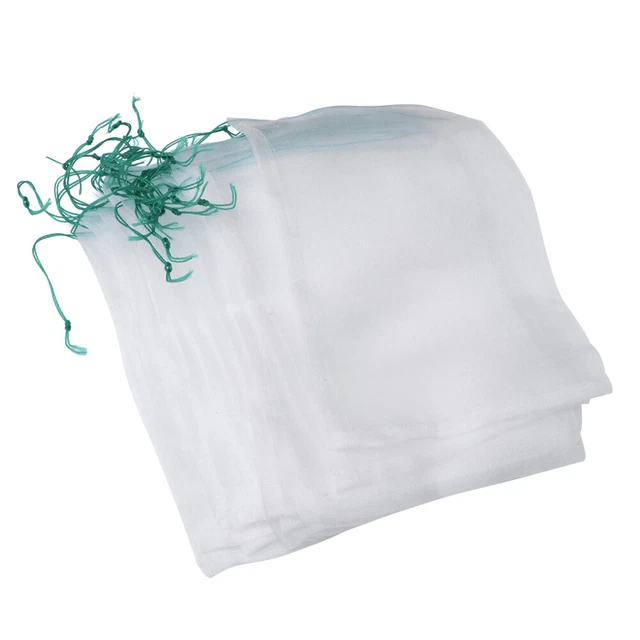 50 pz sacchetti a rete con cavo per frutta copertura rete floreale borsa a rete