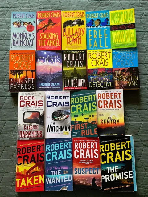 ROBERT CRAIS BOOKS U Choose  3.50 TO 4.50, PAPERBACK,  COVER & SIZE MAY VARY