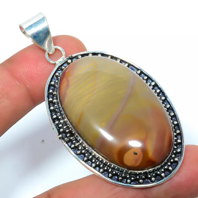 Imperial Jasper - Guadalajara 925 Sterling Silver Pendant 2.42" LBP-276