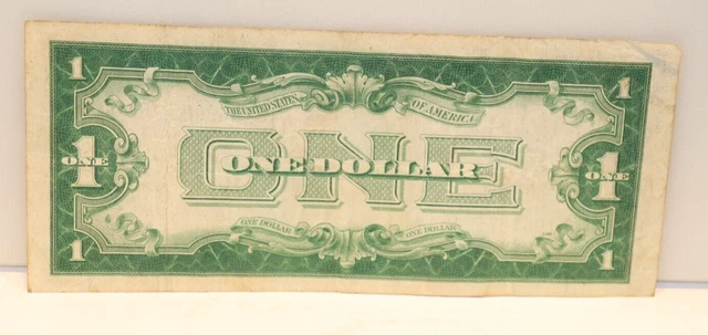 1928-A $1 Silver Certificate One Dollar Funnyback VF B19699251B 2
