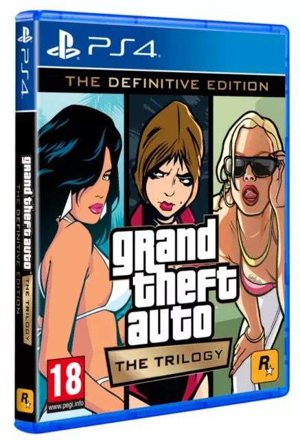 Grand Theft Auto The Trilogy  The Definitive Edition Ps4 Pal España Fisico Gta
