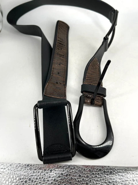 Chico's Brown Leather Belt RN: 79984 Size L (ND)