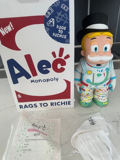 Figurine Alec Monopoly RICH DUCKY Donald Duck - Édition Limitée 150, Hand Finished, 2025