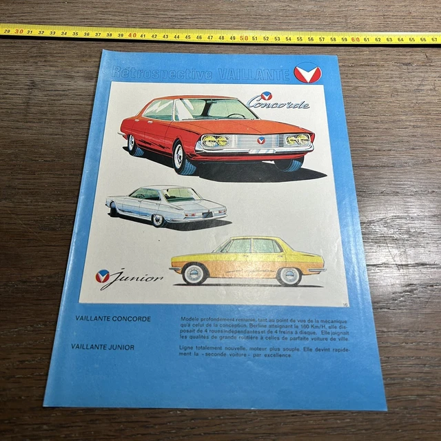 Rétrospective Vaillante CONCORDE JUNIOR JEAN GRATON