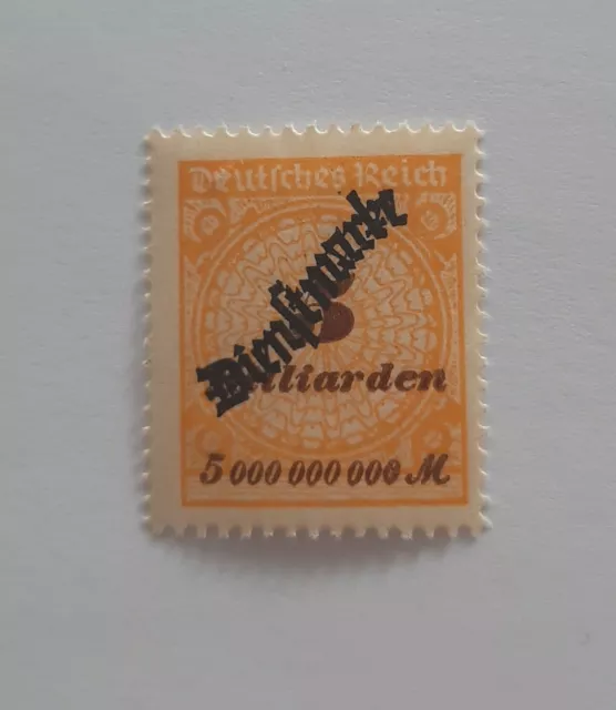 DR Dienst Mi. 85 Schlangenaufdruck 5 Mrd. postfrisch