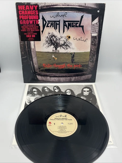 DEATH ANGEL FROLIC Through The Park LP 1988 D1-73332 Vinyl