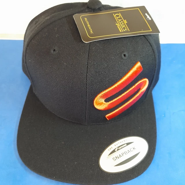 Sonik Black Snapback Icon Cap *One Size Fits All* NEW Carp Fishing Hat - NC0017