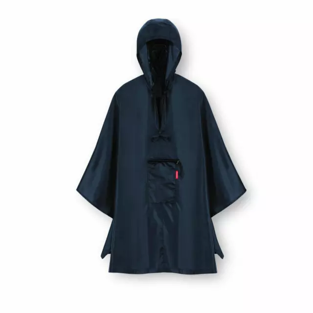 reisenthel mini maxi poncho, faltbarer Regenponcho, Regencape, Dark Blue