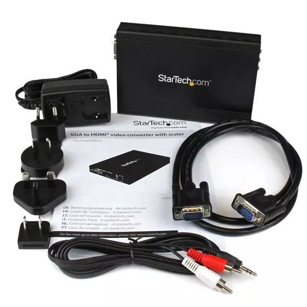 StarTech VGA to HDMI Converter with Scaler & Audio 1920x1200 VGA2HDPRO2 3