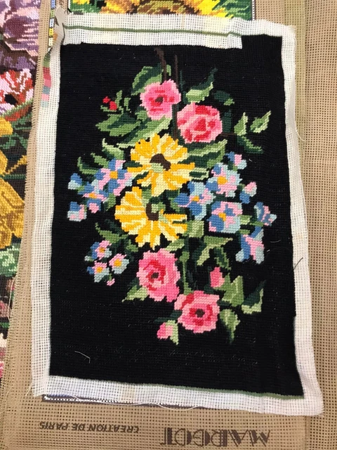 Canevas Fleuri Creations MARGOT De PARIS - Fait Main Demi-point - Occasion
