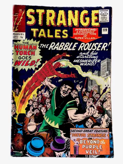 Strange Tales # 119 - Doctor Strange / Spider-Man App / Ditko Art - Marvel 1964