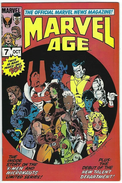 Marvel Age #7 Marvel Comics 1983 Preview 1st Appearance of Spider-Ham VF/NM