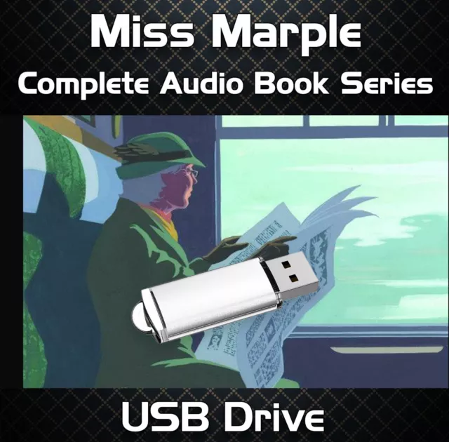 Miss Marple - Agatha Christie unabridged mp3 Audiobook on USB - 94hrs