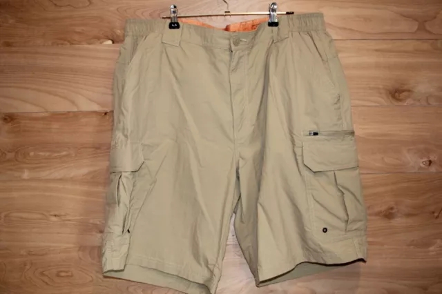 FIELD & STREAM Cargo Shorts Mens X-Large Tan 100% Nylon Hiking Fishing  $14.95 - PicClick