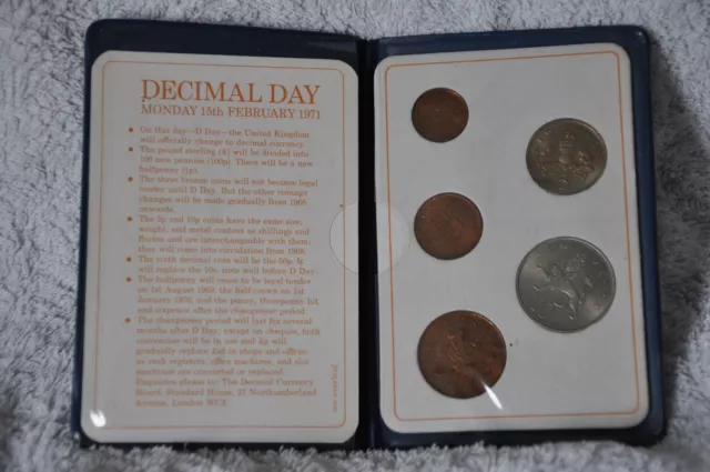 Coinage of Britain & Northern Ireland Decimal Coin Set 1971