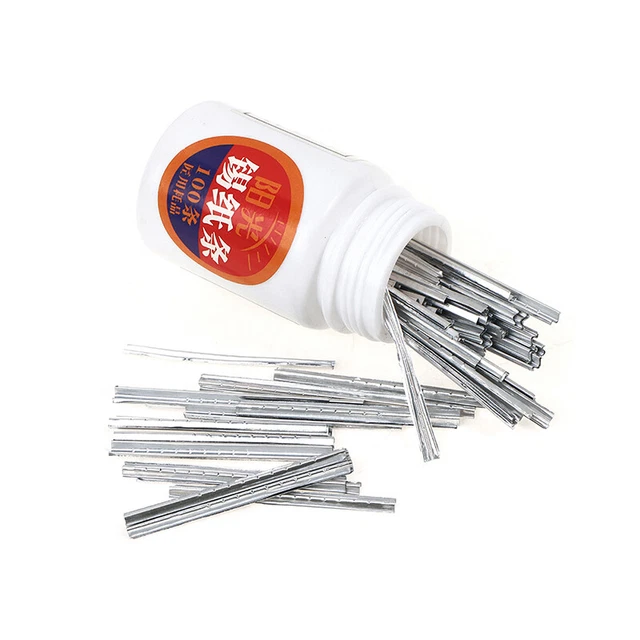 100PCSLocksmith Tool Finished Tin Foil Strip Gold And Silver Tin Foil Consu GAIR