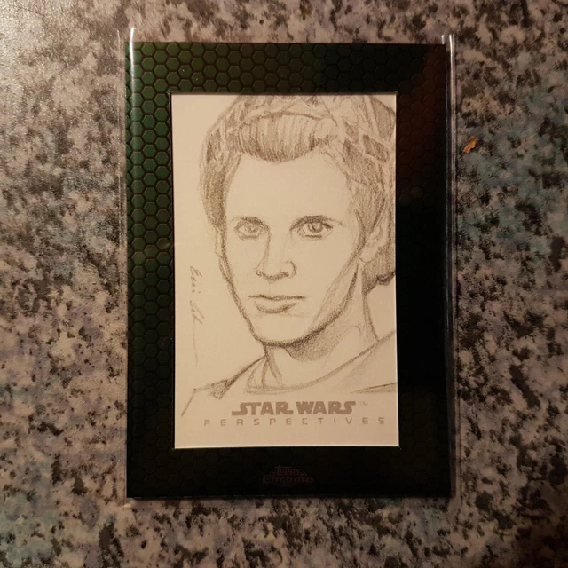 Star Wars Topps Cromate Prospettive Carta da visita schizzo 2015