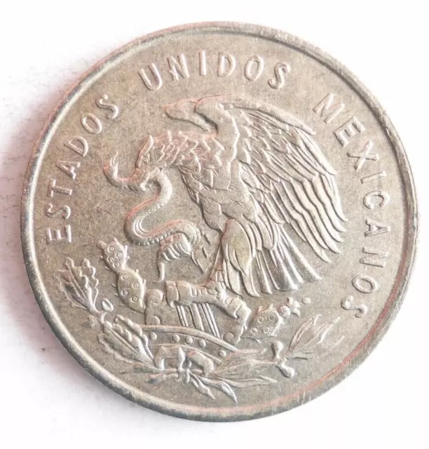 1950 mexico 50 centavos AU Silver Coin