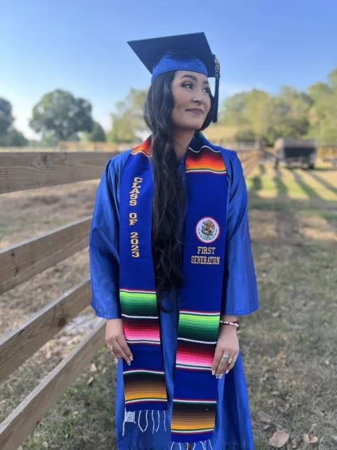 Mexican zarape graduation sash class of 2023 sarape stole grad Estola Sashes