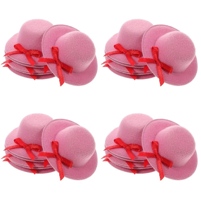 24 pcs miniatures chapeau minuscule chapeau dolly house photo access