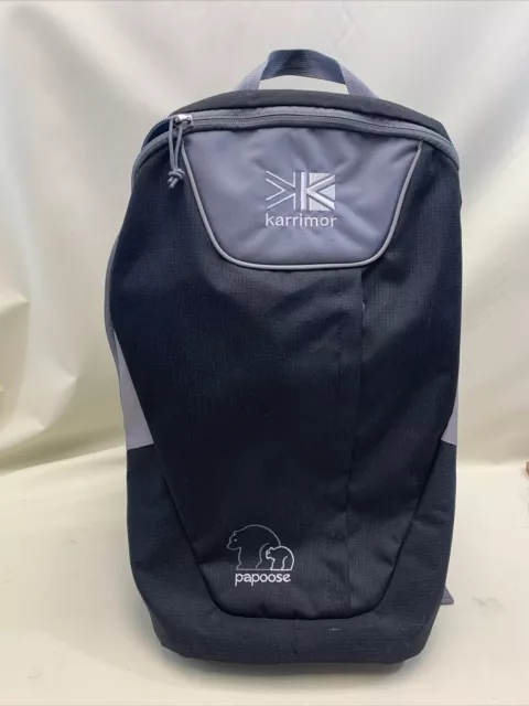 KARRIMOR PAPOOSE GLOBAL Backpack Baby Carrier Black Rucksack Blue Infant M4 17.99 PicClick UK