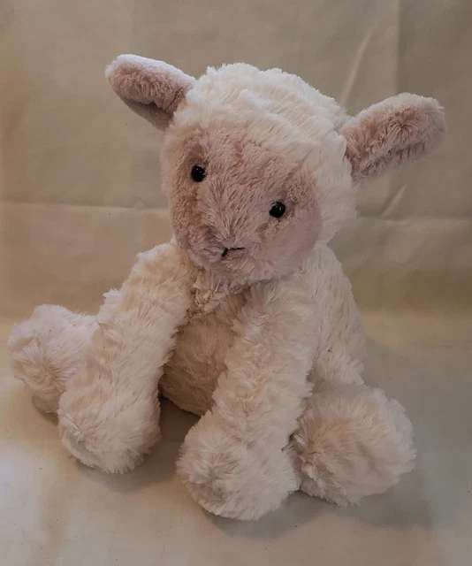 JELLYCAT 8& MEDIUM Bashful Lamb Sheep Plush Ivory Cream Stuffed Animal