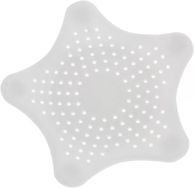 Smartfox Abflusssieb En Lote para Ducha Bañera Lavabo en Blanco