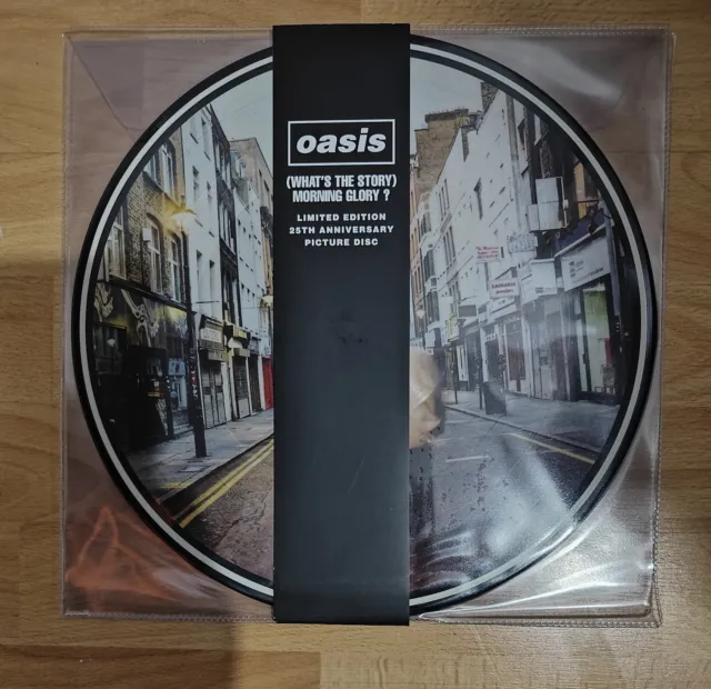 Limited Edition Oasis 'Whats the Story Morning Glory' 25th Anni Picture Disc