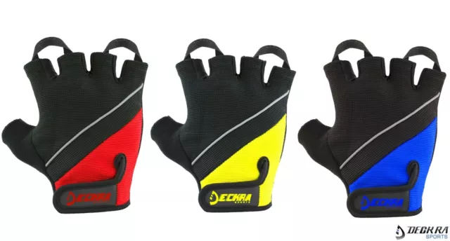 Cycling Gloves Padded Palm Half Finger/Fingerless MTB BMX Bicycle Biking Gloves