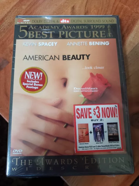 American Beauty (DVD, 2000, Limited Edition Packaging Awards Edition Widescreen)