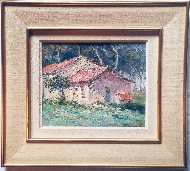 GRAND TABLEAU : huile sur toile, signé, daté, situé EUR 50,00 - FR