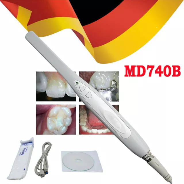 MD740B USB Dental Intraoral Camera Set 1.30 Mega Pixels Clear Image w/ Software