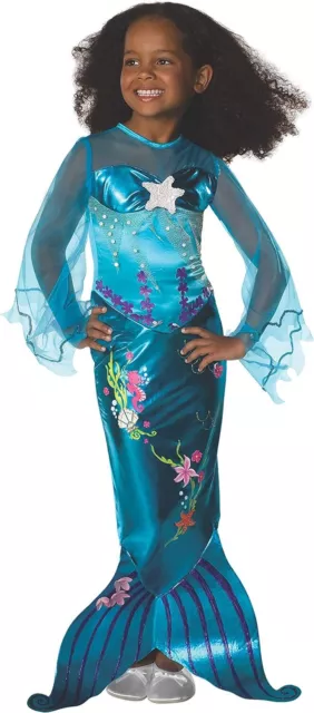 Rubie's Costume da Sirena Sirenetta Magica con Coda Vestito Carnevale Bambina