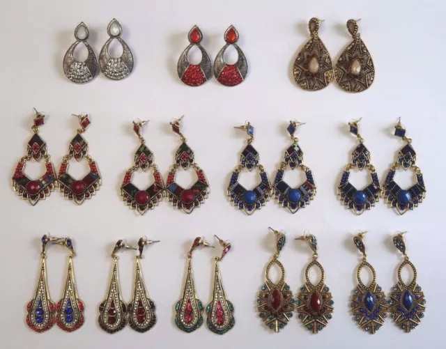 New Fashion Women Lady Elegant Crystal Rhinestone Ear Stud Earrings Gift Jewelry