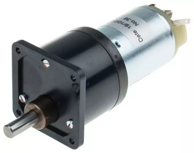 1x RS Pro, 24V DC, 600mNm, gebürsteter DC Getriebemotor, Ausgangsgeschwindigkeit 9u/min