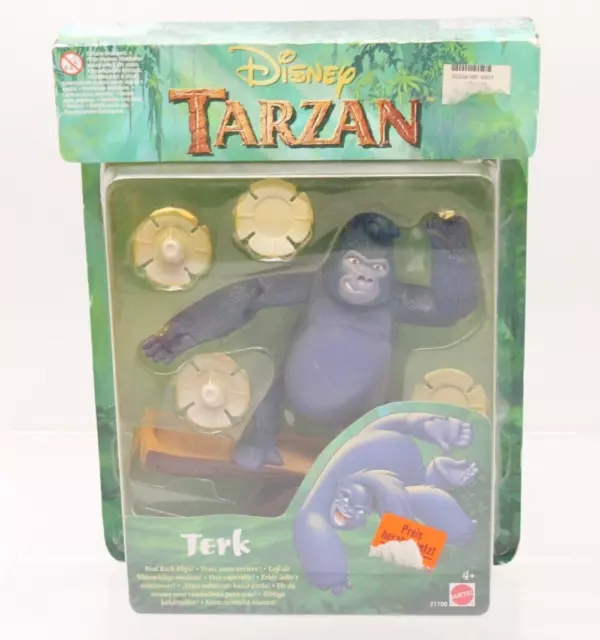 Terk Tarzan Walt Disney Vintage Spielzeug Action Figur 10cm Mattel 1994 NEU OVP