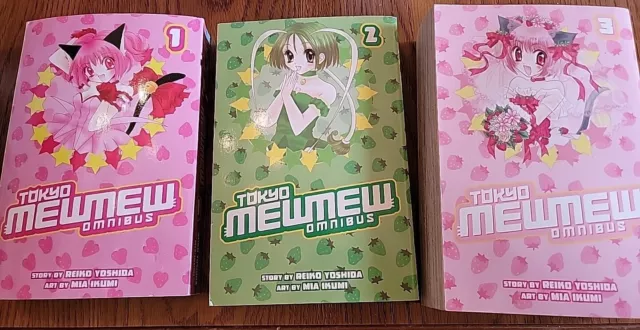 Tokyo Mew Mew Omnibus Edition English Manga Set Series 1-3