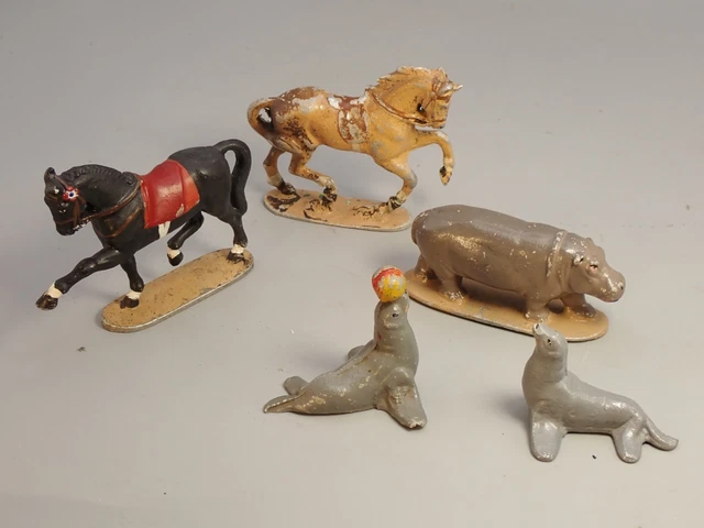 Quiralu - Zoo Ou Cirque - 3 Tigres - CP - Figurine Ancienne