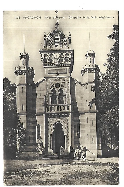 Vintage Print - Villa Algérienne à Arcachon (Gironde) - Tirage Citrate Vers 1900