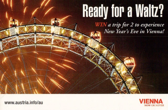 V16177 Australia Avant Card #16177 Vienna Ready for a Waltz? postcard