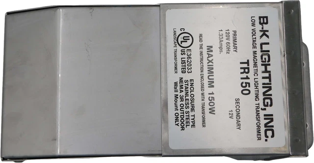 B-K Lighting INC. NSB TR150 Control Transformers Low Voltage Magnetic Lighting T